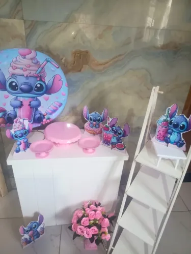 Festa na mesa Stitch