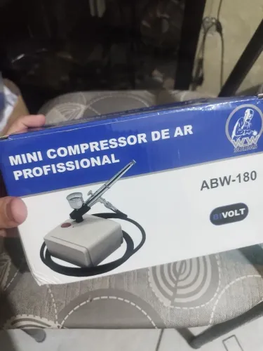 Kit aerógrafo+ mini compressor