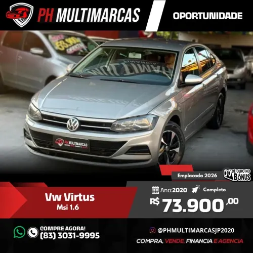 Volkswagen Virtus 1.6 MSI Flex 16V 5P Mec. 2020