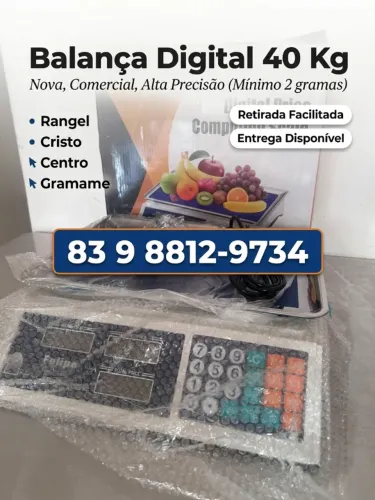 Balança Digital 40kg Nova Comercial Alta Precisão - Pronta Entrega