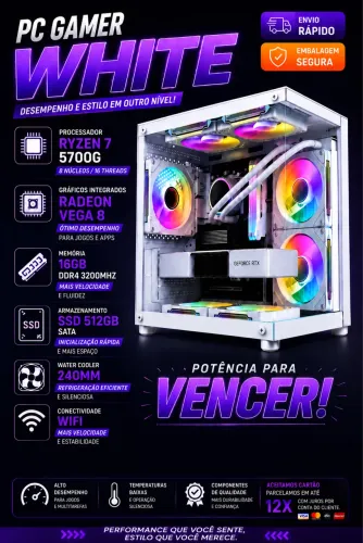 Vende-se um pc gamer novo na caixa 