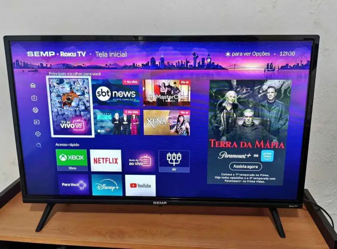Smart tv 32 Full HD modelo novo aceito cartão faço entrega