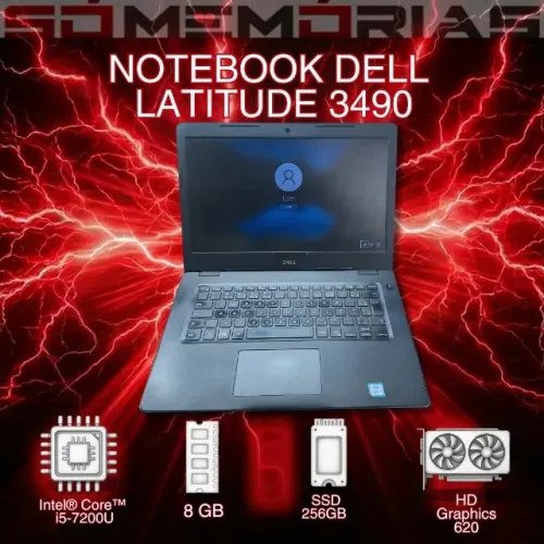 Notebook Dell Latitude 3490 i5-7200U Intel® Core? i5-7200U 8GB DDR4 256 GB