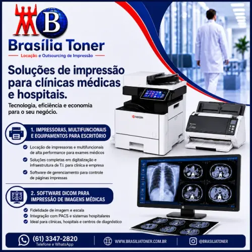 Locação de impressoras, scanners, notebooks e desktops