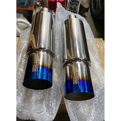Abafador Esportivo Inox 3 Polegadas Saída Burn Tipo Hks