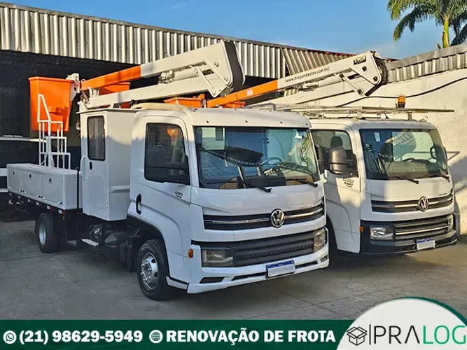 VW 6160 | Cesto 13m + Cab. Auxiliar | 2 Unidades