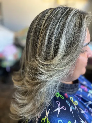 Mechas papelotes e touca