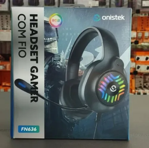 Fone de Ouvido Headset Gamer LED (USB + P3) ON-FN636 - Onistek