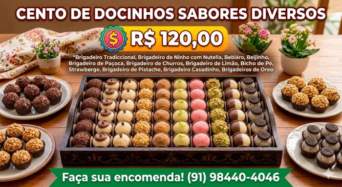 CENTO de DOCINHO por Apenas R$120,99