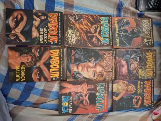 Quadrinhos Diabolik - Editora Record - Ano 1990 USADO