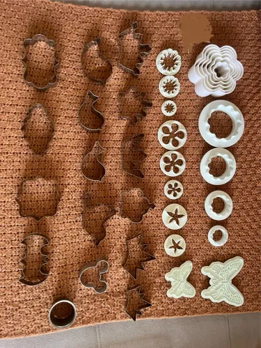 Cortadores de Biscoito, Pasta americana, biscoito