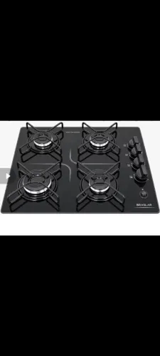 Fogao cooktop na caixa 4 bocas