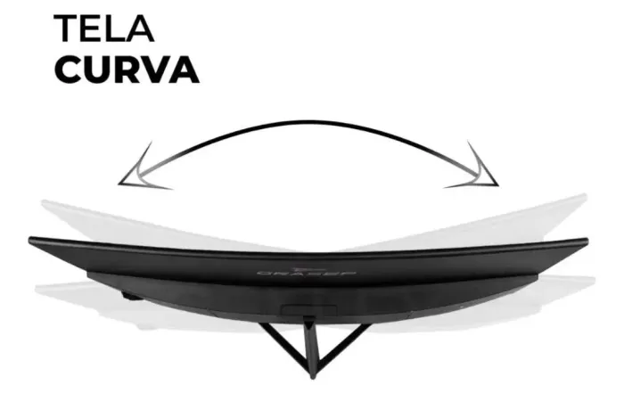 Monitor curvo 24 polegadas 100hz