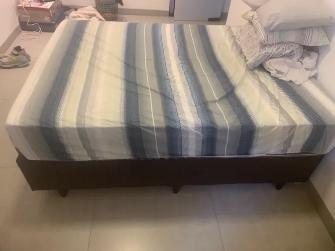 Cama box casal ORTOBOM Airtech ( Colchao e box separado)