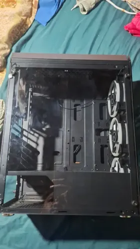 Gabinete gamer + 3 fans com controladora de brinde