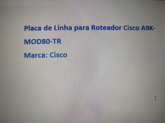 Roteador Cisco Mod80-TR