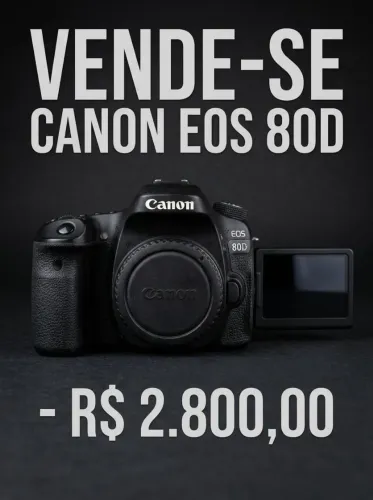 Câmera Canon 80 d