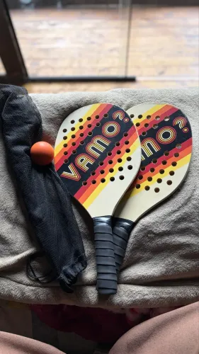 Kit Raquetes Beach Tennis Imaginarium Vamo! Completo