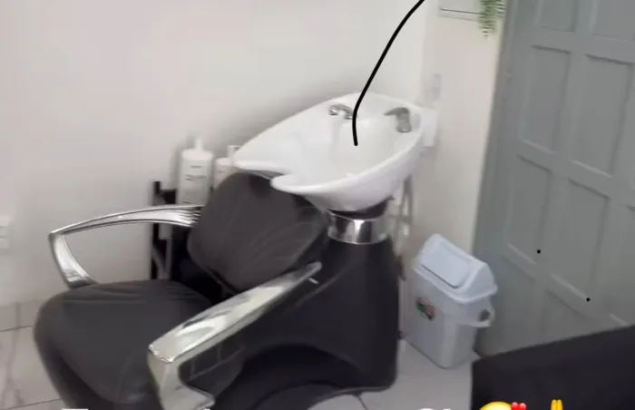 Lavatório de cabelo