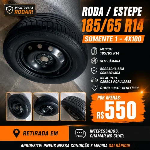 Rodas/estepe 185/65 R14