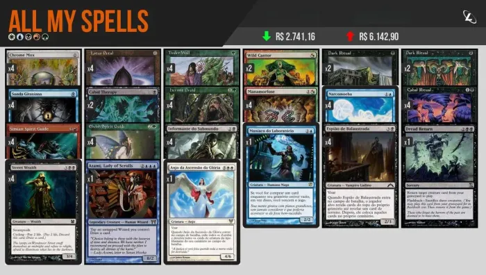Magic - All my Spells - Legacy (Chrome Mox + Lotus Petal)