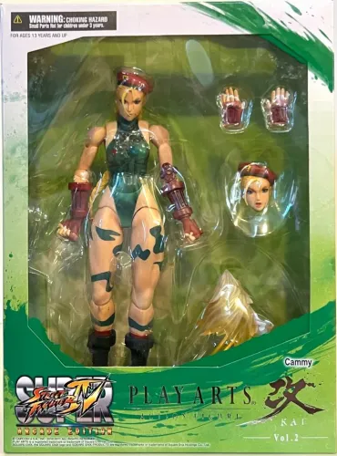 cammy street fighter play arts kai square enix capcom resident evil