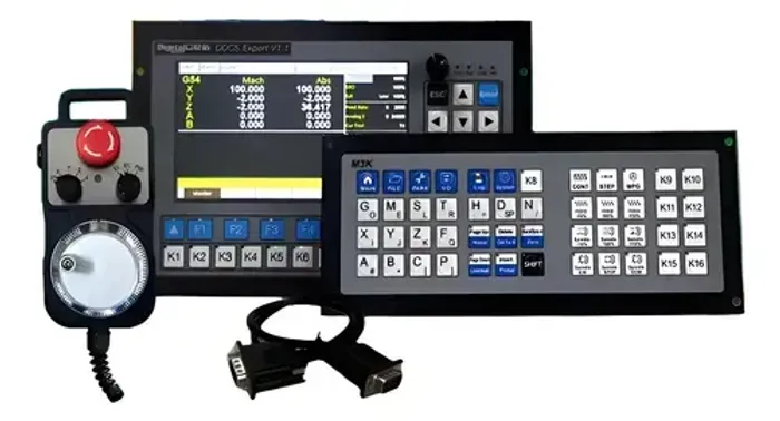 Controlador Cnc Ddcs Expert 2.1 + Teclado M3k + Mpg