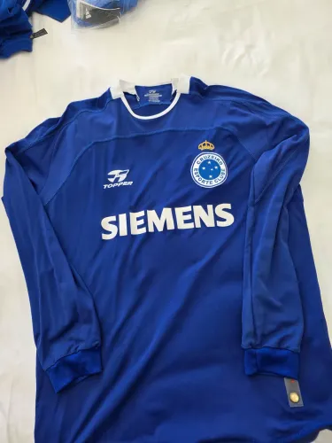 Camisa cruzeiro de jogo 2005 manga longa