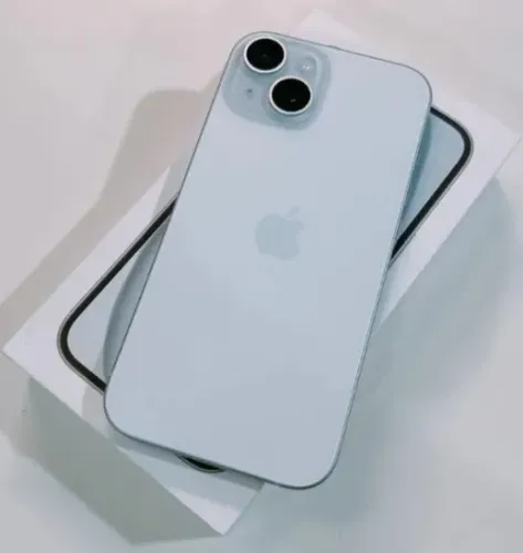 iPhone 15 256GB Azul Claro - Perfeito Estado