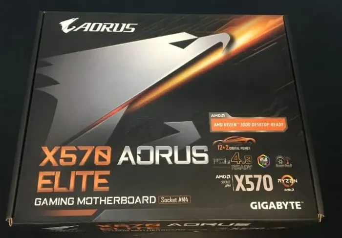 Placa mãe X570 Aorus Elite - NOVA