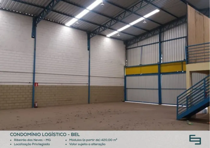 Galpão para locação na cidade de Ribeirão das Neves - MG