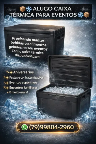 ALUGO CAIXA TERMICA 360 LITROS