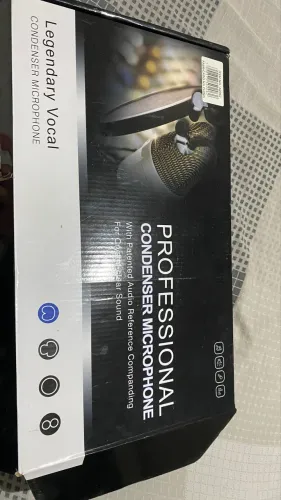 Kit Microfone Mb 800 e Condensador Profissional 