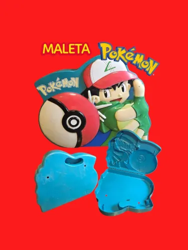 MALETA POKÉMON ASH KETCHUM - VINTAGE - 1999