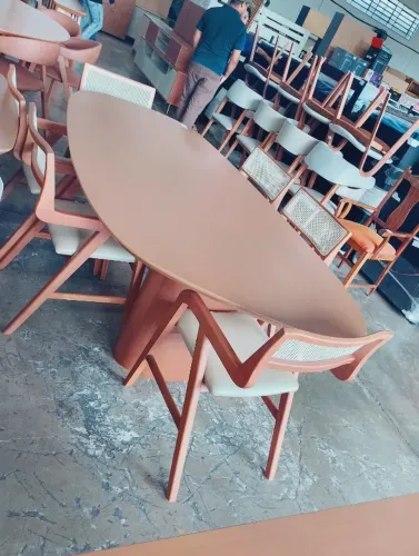 Mesa de Jantar Organica com 6 Cadeiras *Alto Padrao*