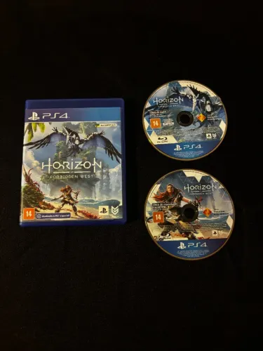 Horizon Forbidden West para PlayStation 4, mídia física original.