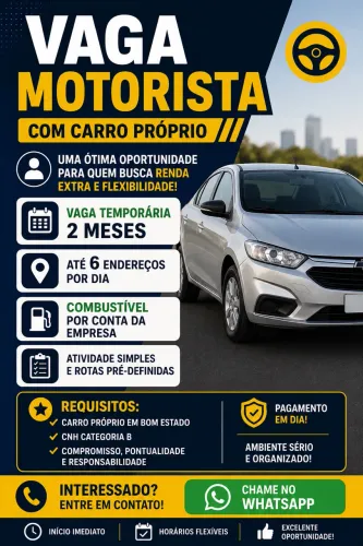 Vaga pra Homem - Preferência Faixa 50 Anos