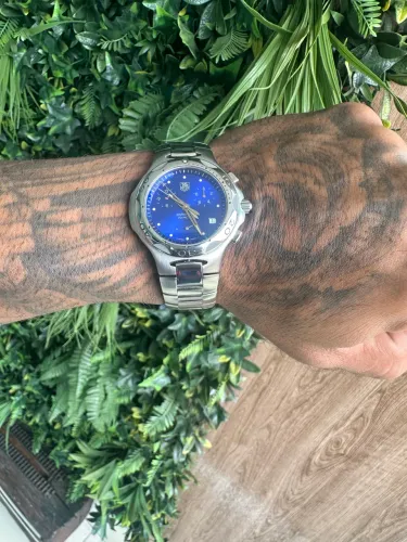 TAG HEUER KIRIUM CHRONOGRAPH AZUL - CLÁSSICO DOS ANOS 90