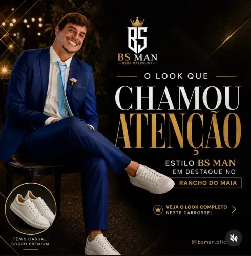 TERNO AZUL MARINHO BSman - Já ajustado 38 a 42 Qualidade excelente!