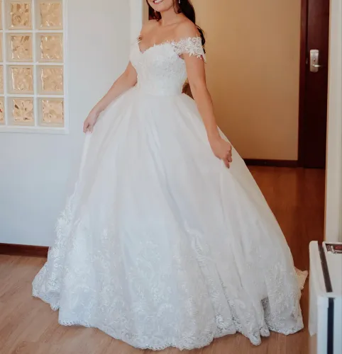 Vestido de Noiva Novo - estilo princesa