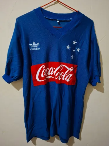 Camisa cruzeiro retrô coca cola