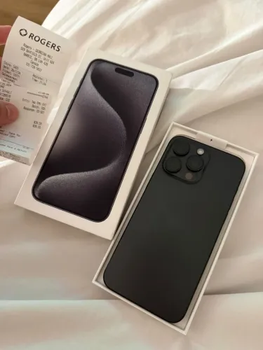 iPhone 15 pro max, 256gb, black.