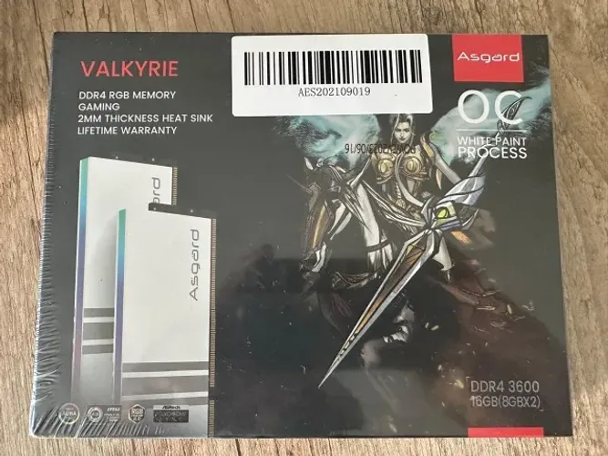 Memórias DDR4 Asgard Vaklyrie 3600 16GB (2x8GB) ARGB