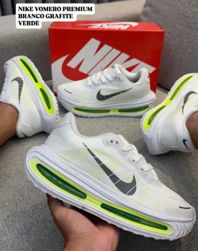 Nike Vomero Premium Branco Grafite Verde