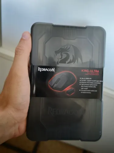 Mouse gamer redragon King Ultra 8K,30KDPI LACRADO COM NF