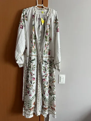 Vestido Farm estampa Floresta Doce M