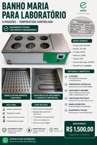 Banho Maria Ethik Technology