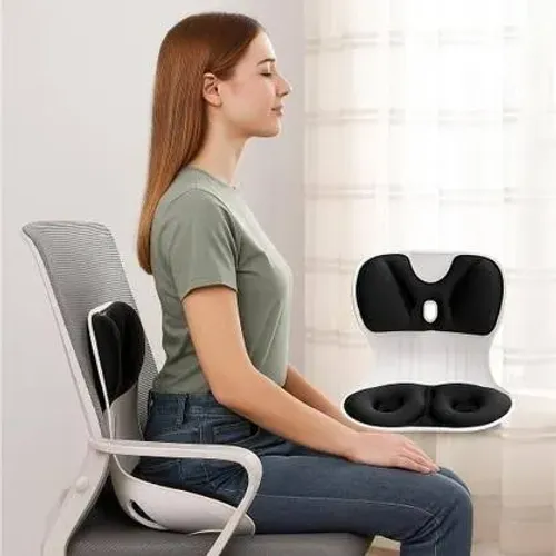 Almofada Ergonômica S - Suporte Lombar Corrige Postura Conforto ao Sentar Almofada de asse