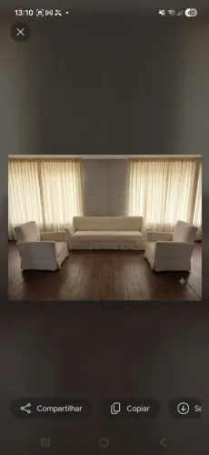 Conjunto de Sofá com poltronas