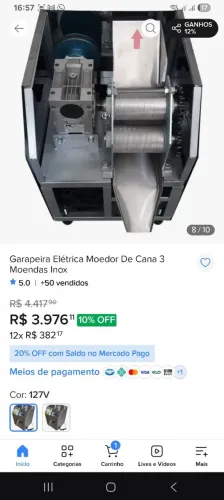 Moenda de cana.
